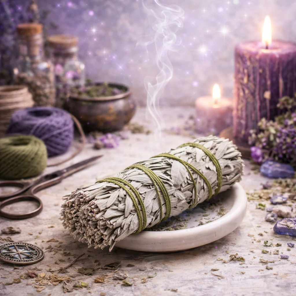 Atadillo de Salvia Blanca para Purificar Energías