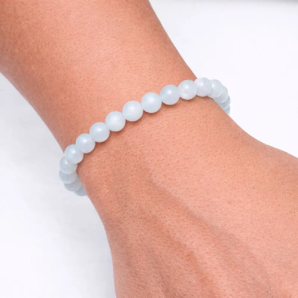 pulsera cuarzo blanco amuleto de cuarzo blanco