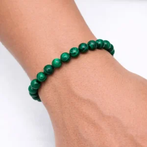 pulsera de malaquita amuleto