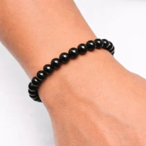 Pulsera turmalina negra amuleto de proteccion